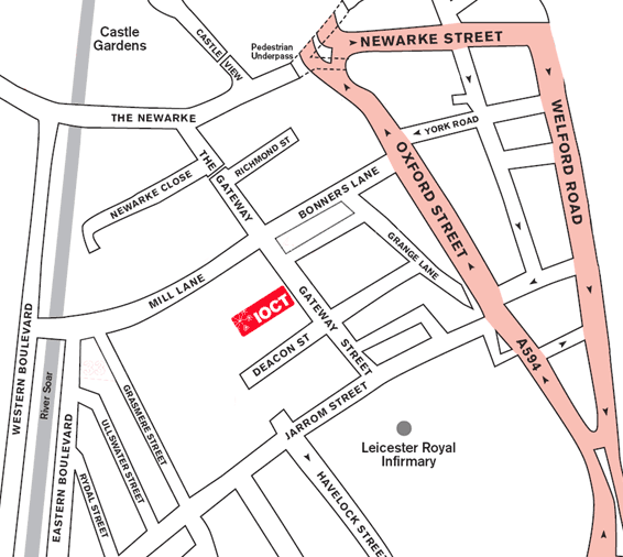 Map of IOCT location